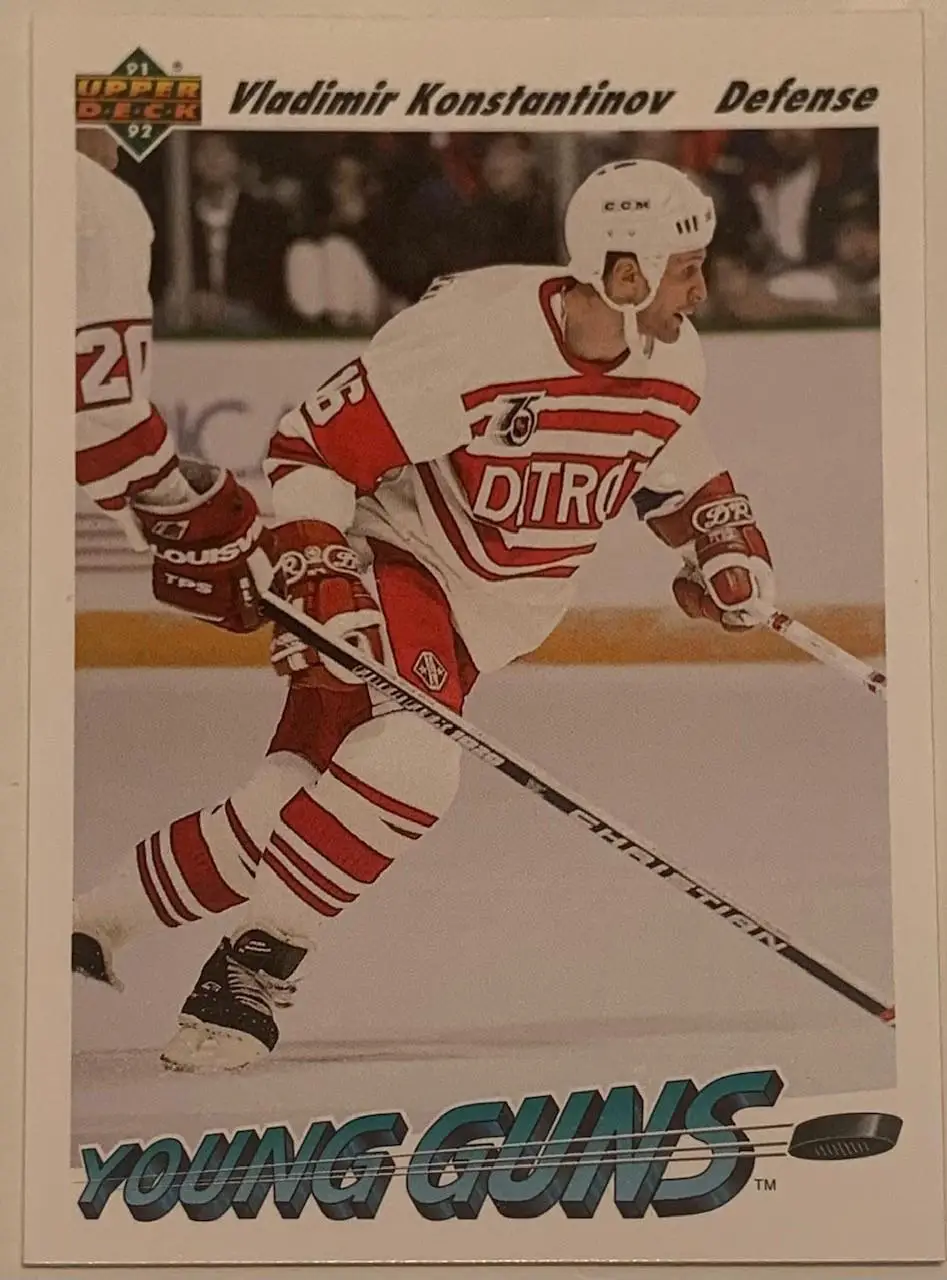 Карточка Владимир Константинов Детройт Ред Вингз Новичок