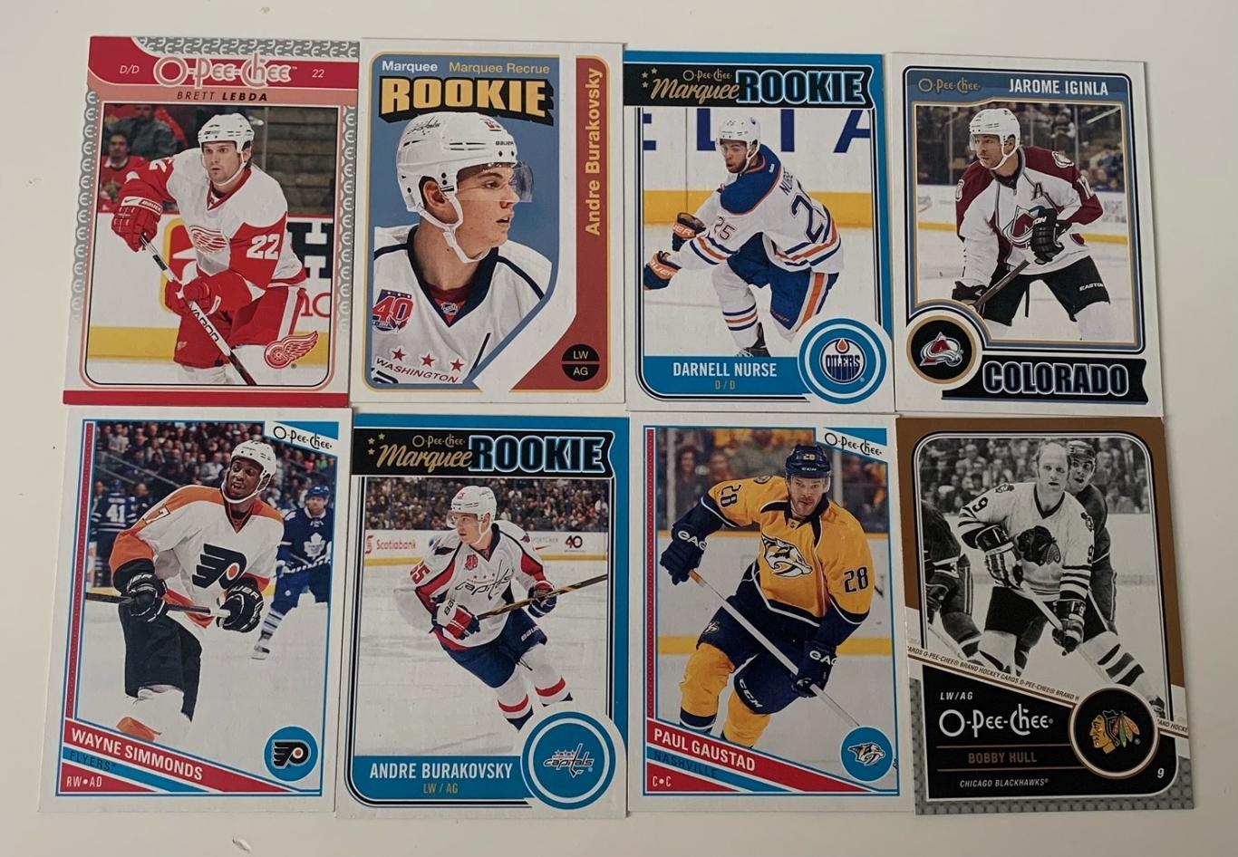 Карточки НХЛ O-Pee-Chee из разных коллекций. 2
