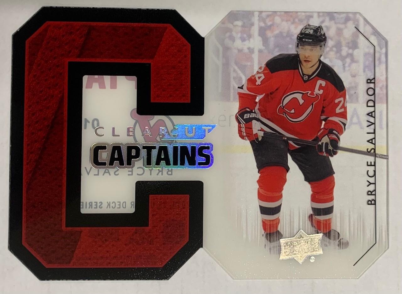 Карточка Bryce Salvador New Jersey Devils Captains 019/100