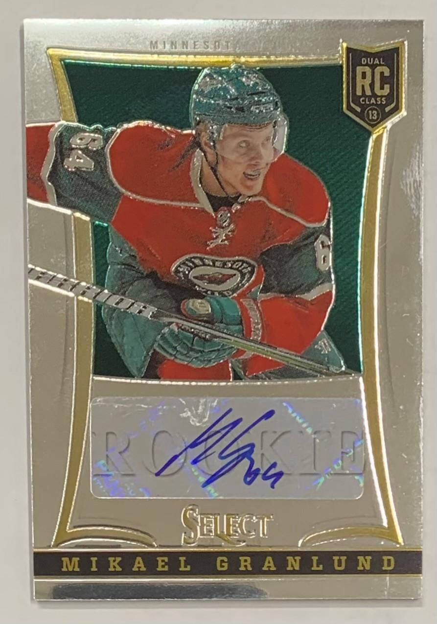 Карточка Mikael Granlund Minnesota Wild Автограф новичок 083/399