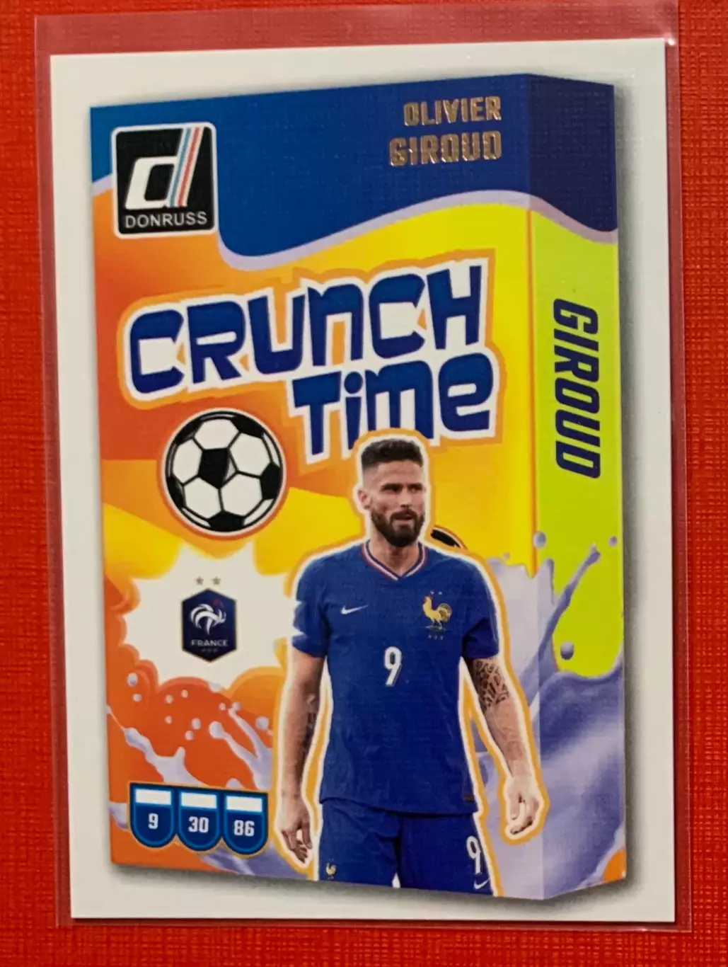Карточка Оливье Жиру Франция Crunch time
