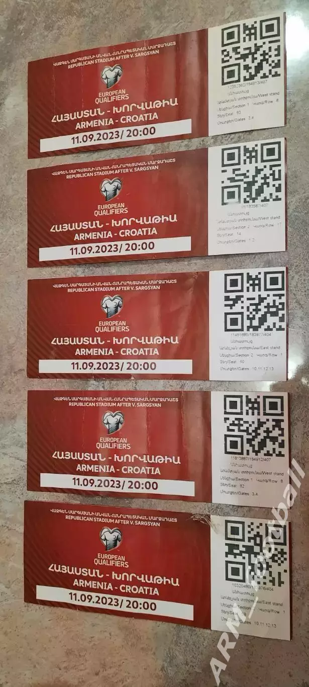 Армения – Хорватия. 11.09.2023 2