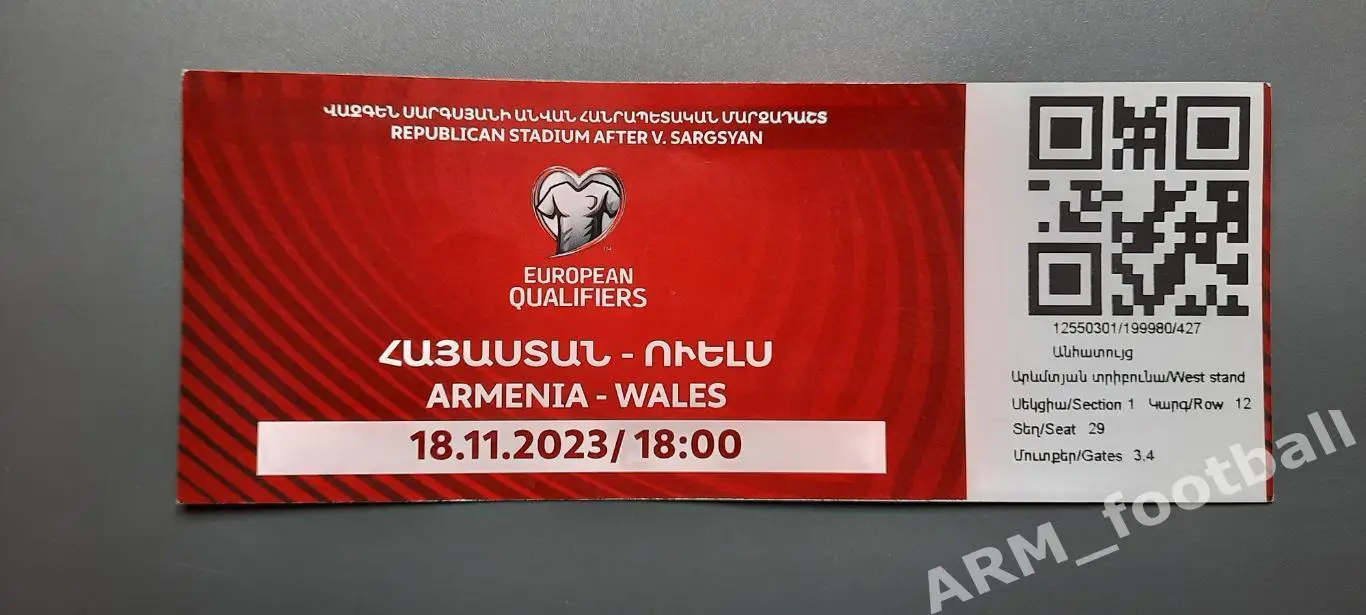 Армения – Уэльс. 18.11.2023
