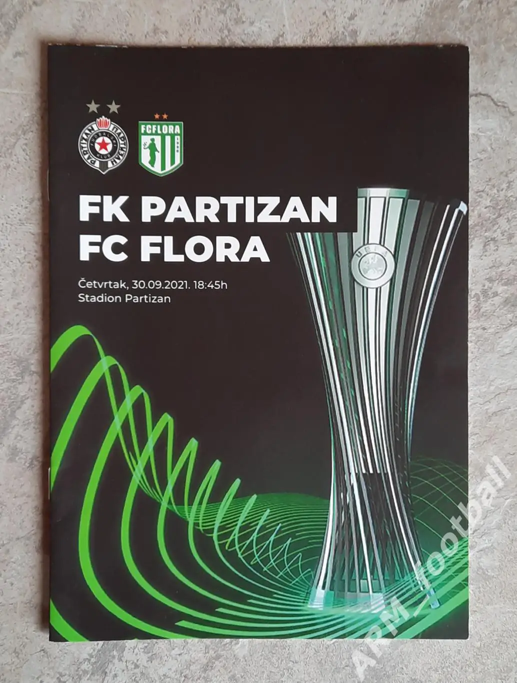 Партизан Белград (Сербия) – Флора Таллин (Эстония). 30.09.2021