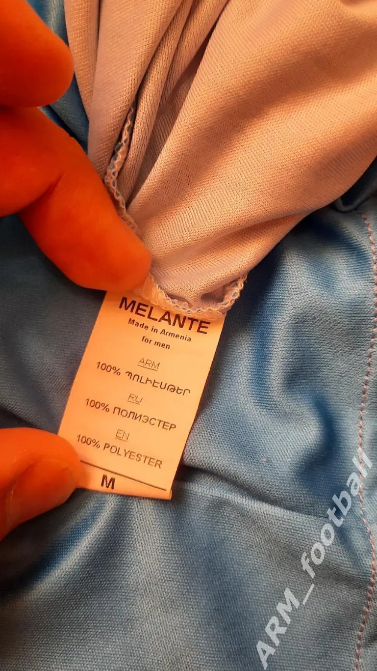 Официальная игровая футбольная майка ФК «ВЕСТ АРМЕНИЯ» (Ереван, Армения). №77 6