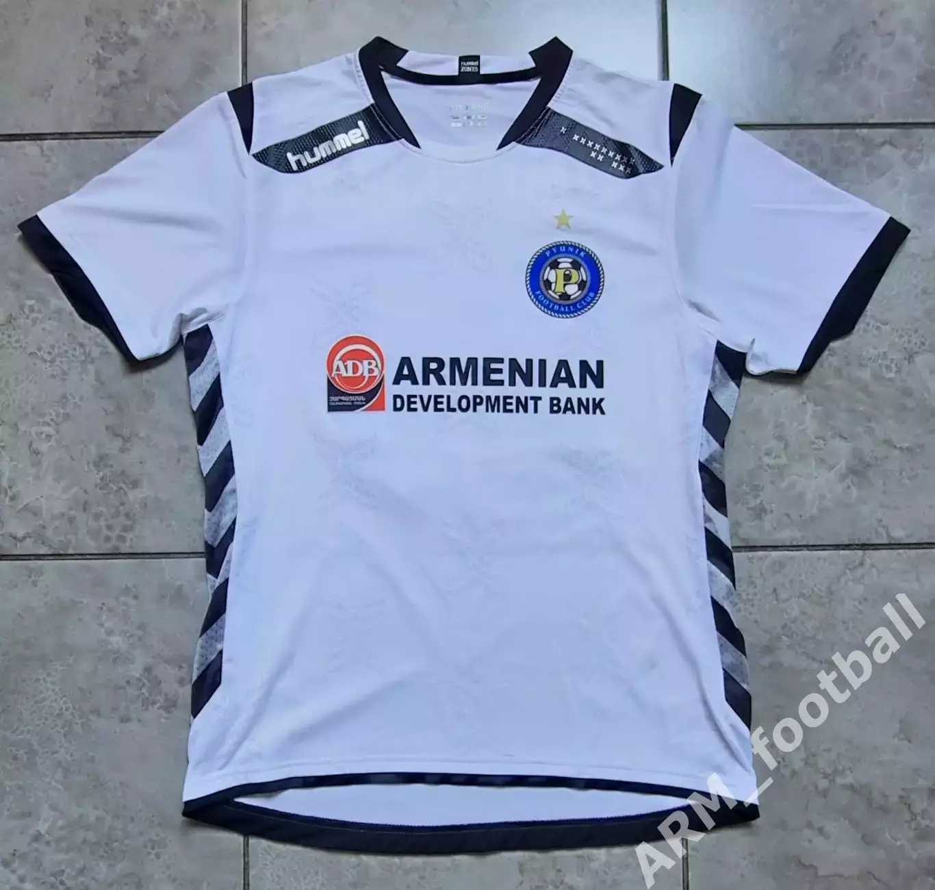 Официальная игровая футбольная майка ФК «ПЮНИК» (Ереван, Армения)! №23