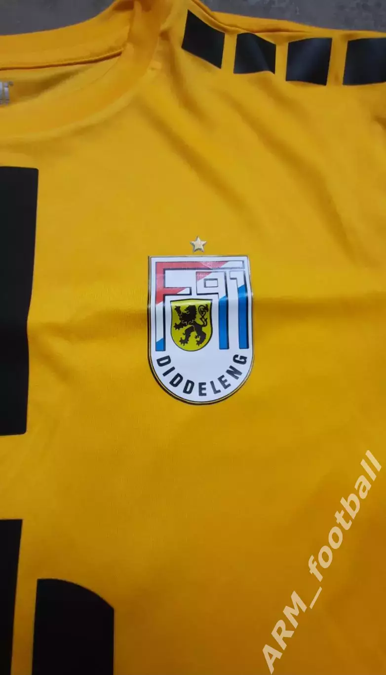 Официальная игровая футбольная майка Ф91 «ДЮДЕЛАНЖ»» (Дюделанж, Люксембург)! №77 2