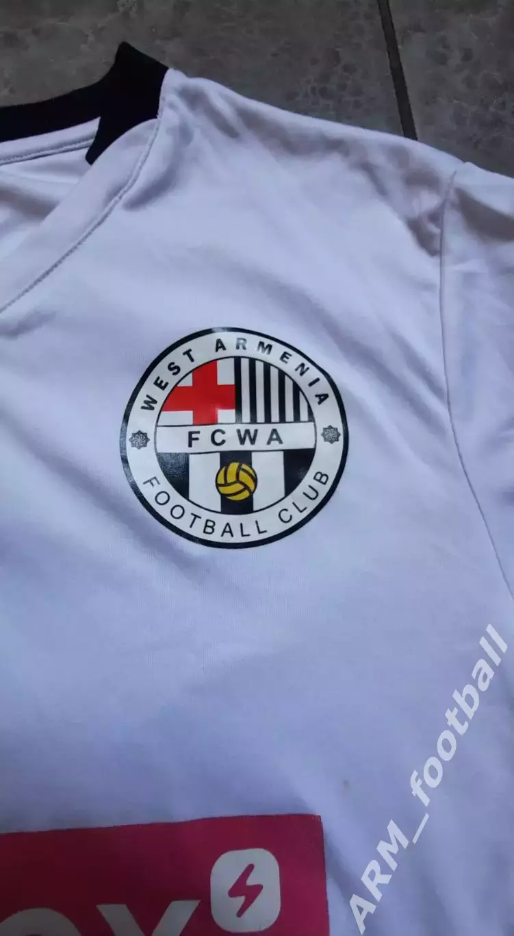 Официальная игровая футбольная майка ФК «ВЕСТ АРМЕНИЯ» (Ереван, Армения)! №9 2