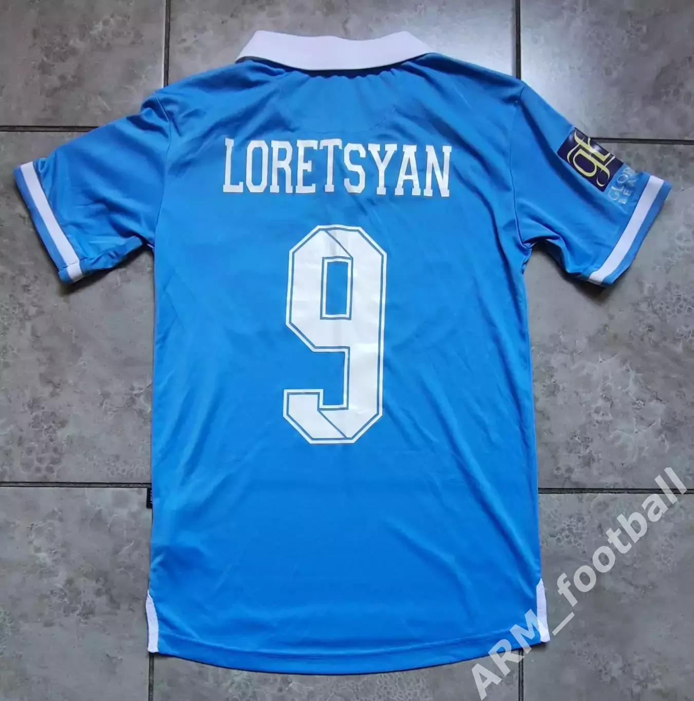 Официальная игровая футбольная майка ФК «ВЕСТ АРМЕНИЯ» (Ереван, Армения)! №9 1