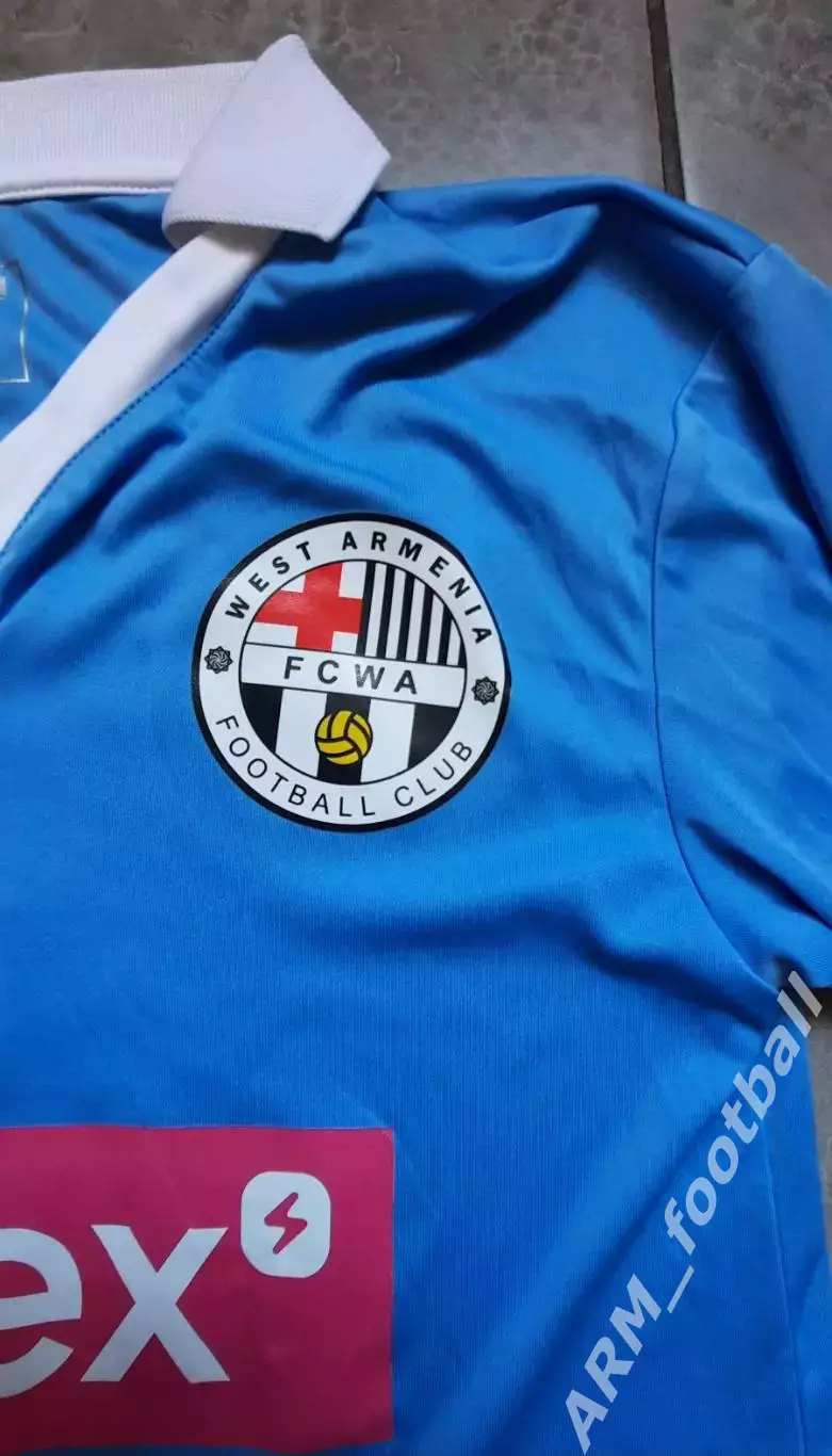 Официальная игровая футбольная майка ФК «ВЕСТ АРМЕНИЯ» (Ереван, Армения)! №9 2
