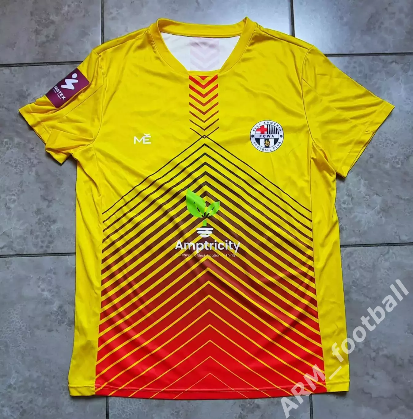 Официальная игровая футбольная майка ФК «ВЕСТ АРМЕНИЯ» (Ереван, Армения)! №88