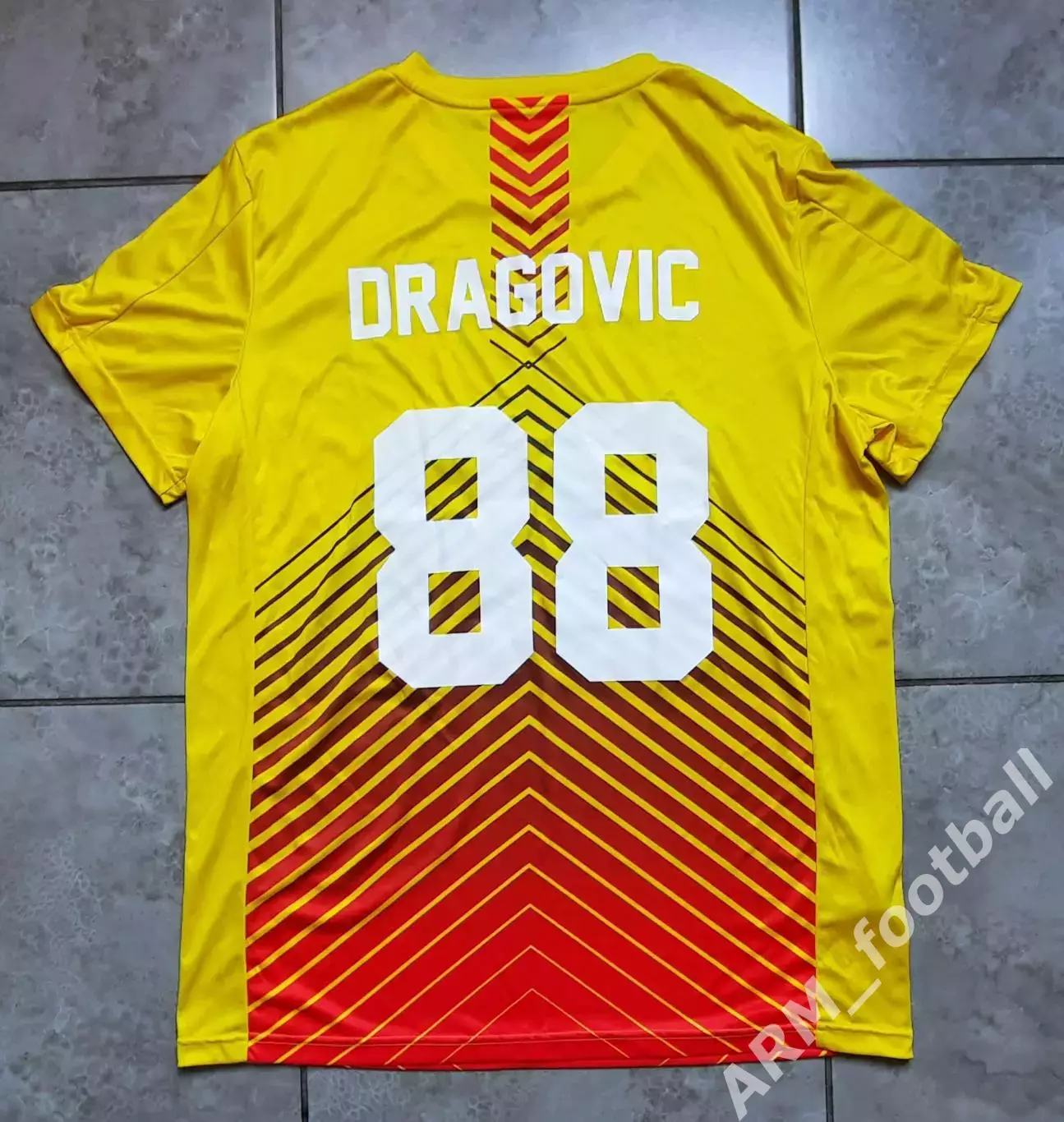 Официальная игровая футбольная майка ФК «ВЕСТ АРМЕНИЯ» (Ереван, Армения)! №88 1