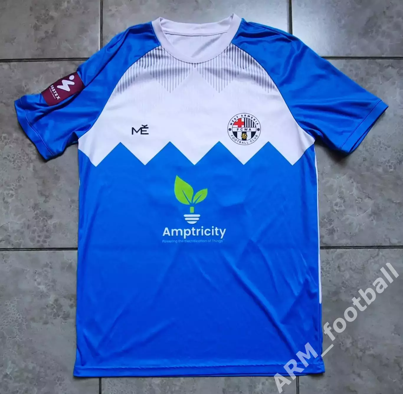 Официальная игровая футбольная майка ФК «ВЕСТ АРМЕНИЯ» (Ереван, Армения)! №77