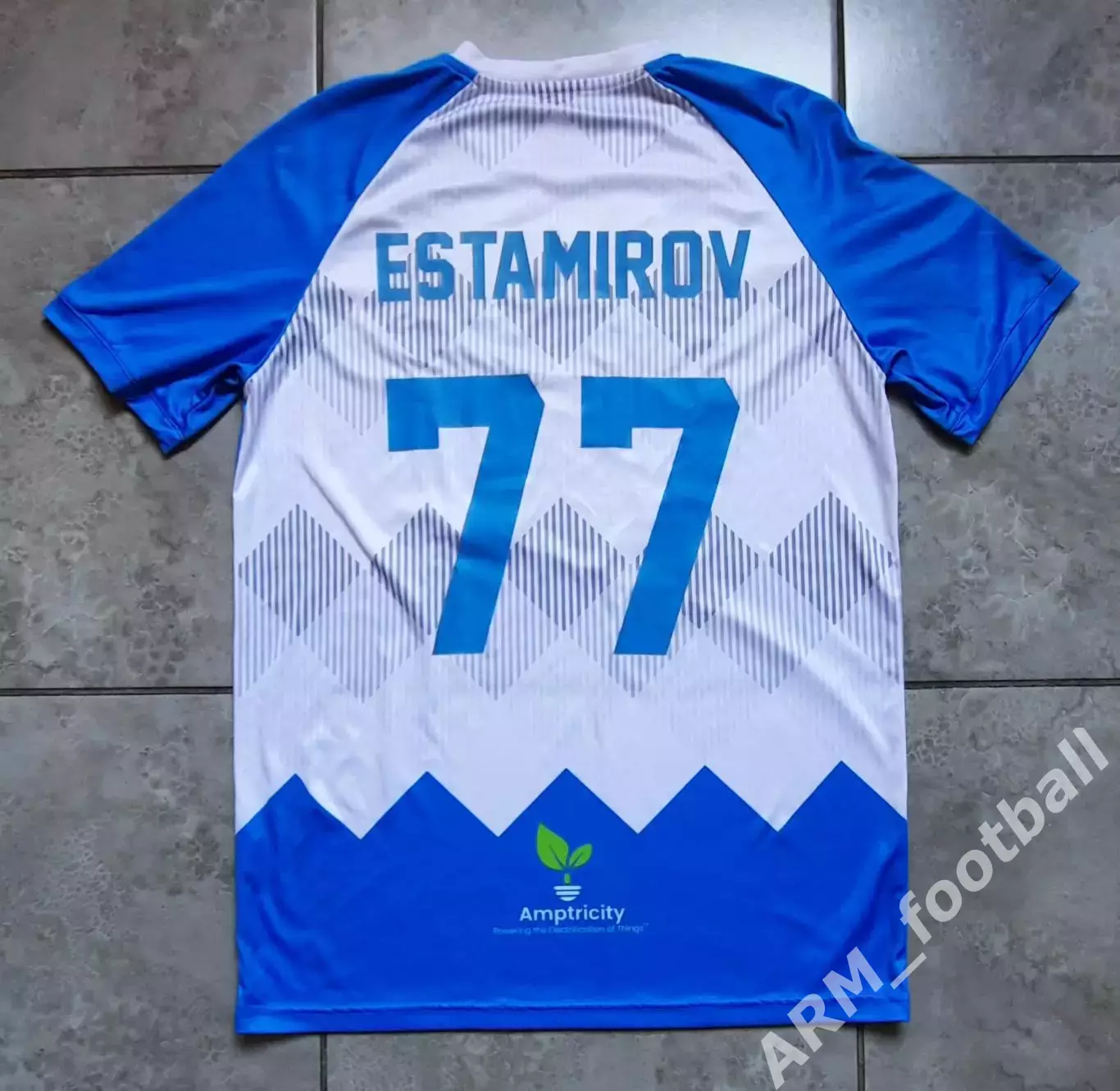 Официальная игровая футбольная майка ФК «ВЕСТ АРМЕНИЯ» (Ереван, Армения)! №77 1