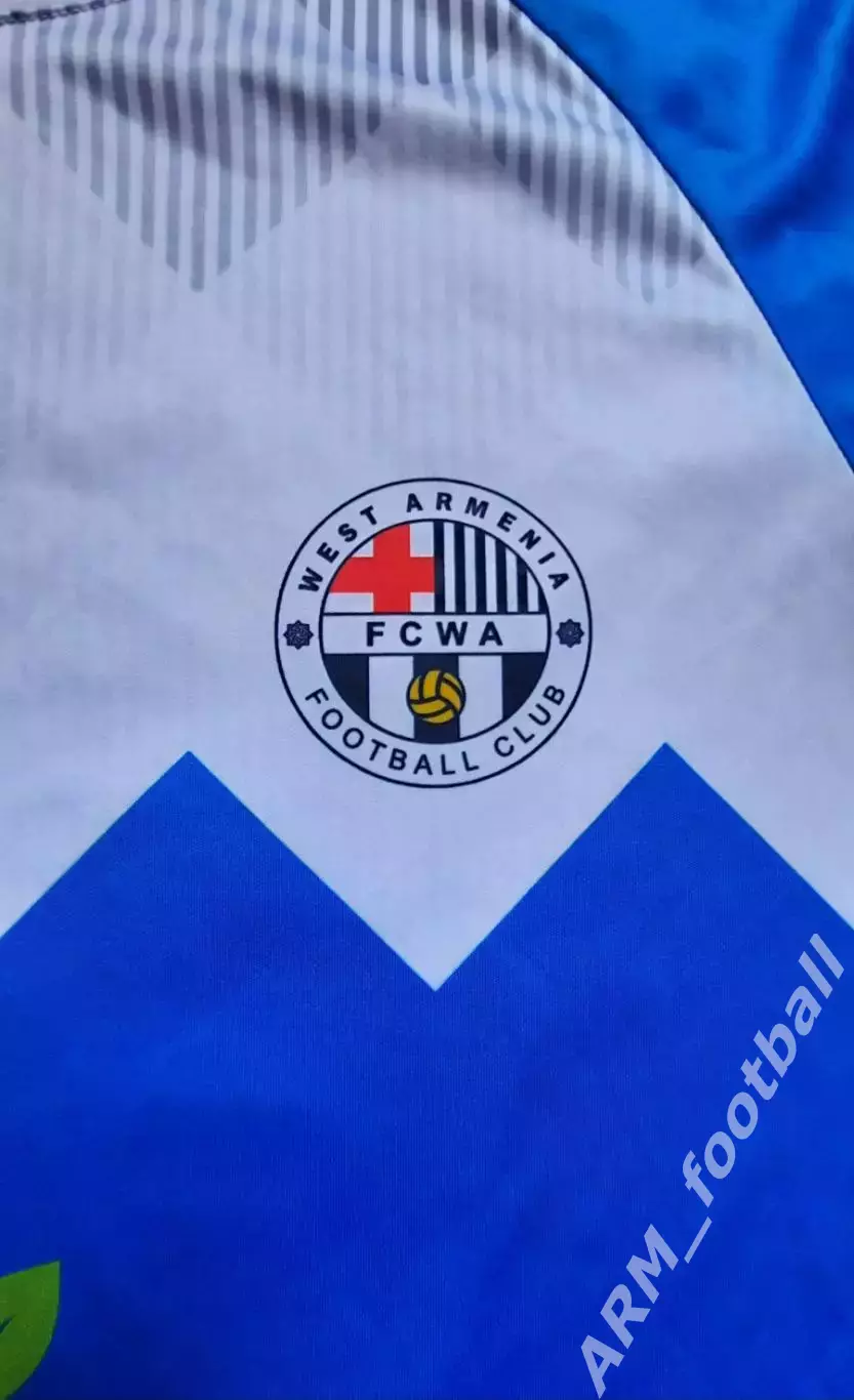 Официальная игровая футбольная майка ФК «ВЕСТ АРМЕНИЯ» (Ереван, Армения)! №77 2