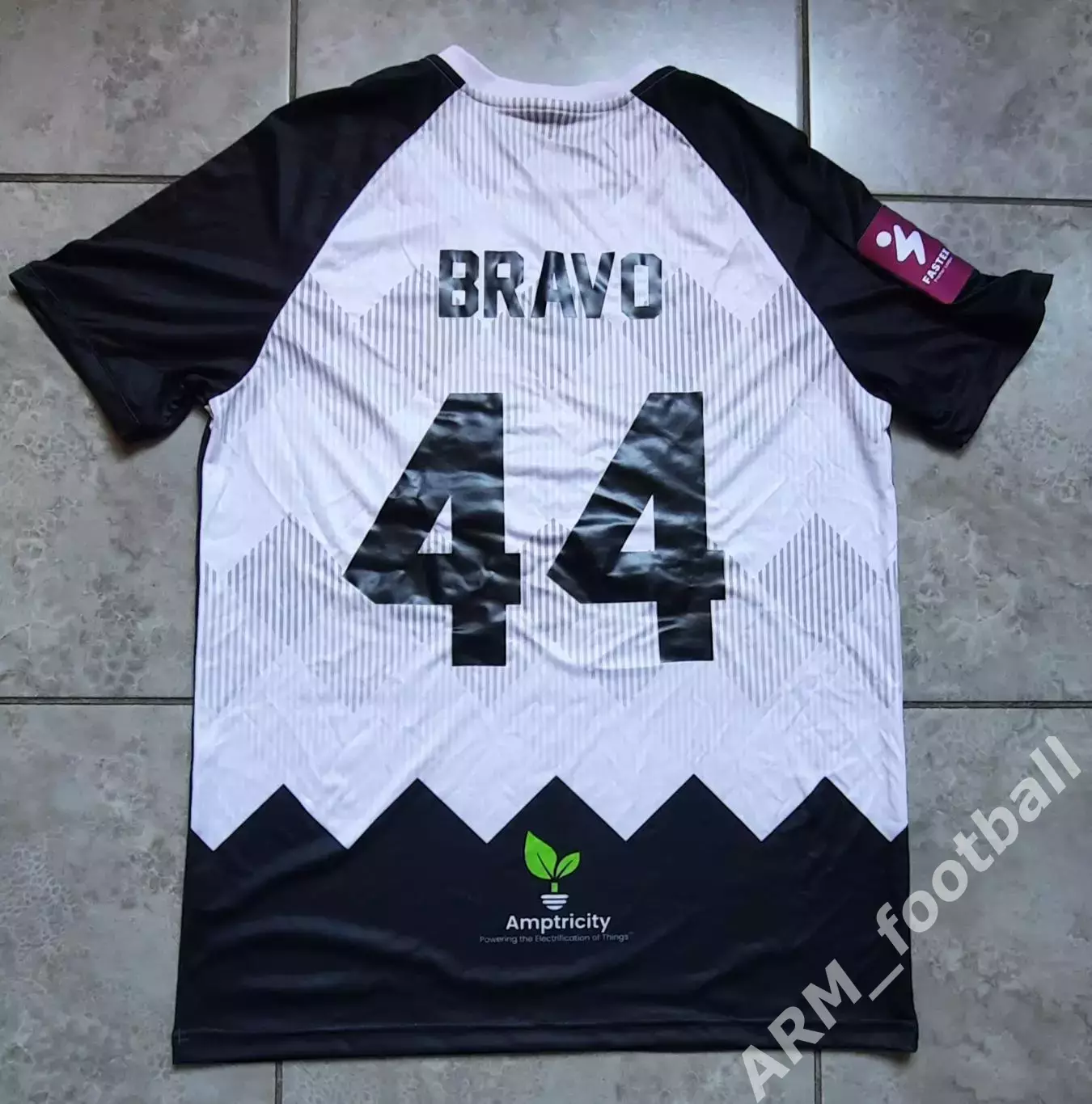 Официальная игровая футбольная майка ФК «ВЕСТ АРМЕНИЯ» (Ереван, Армения)! №44 1