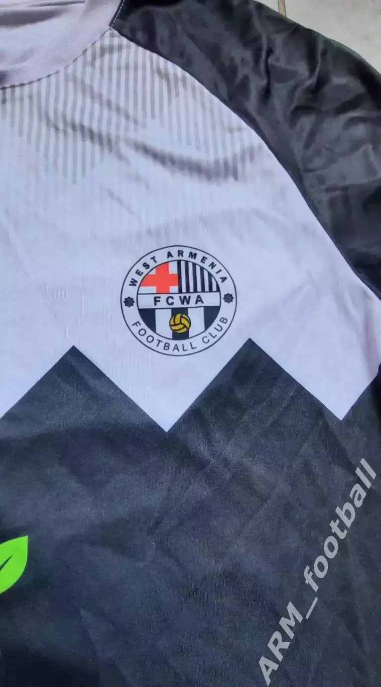 Официальная игровая футбольная майка ФК «ВЕСТ АРМЕНИЯ» (Ереван, Армения)! №44 2