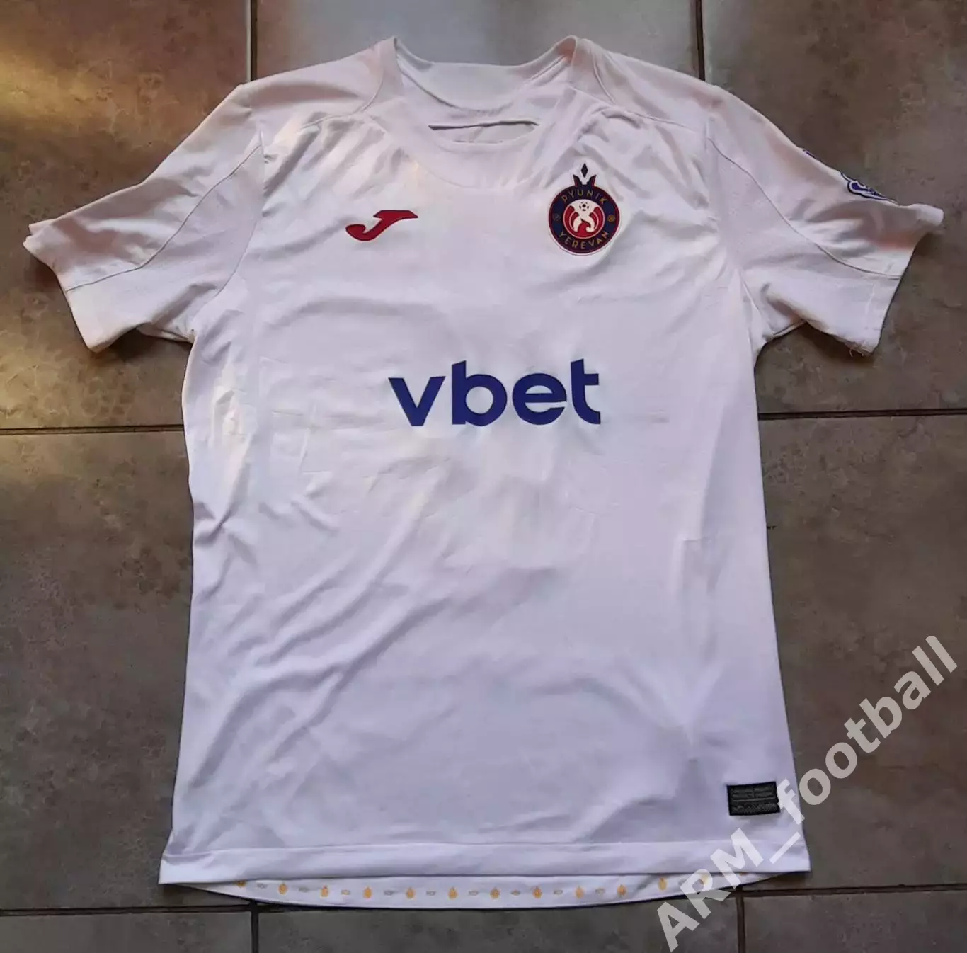 Официальная игровая футбольная майка ФК «ПЮНИК» (Ереван, Армения)! №8