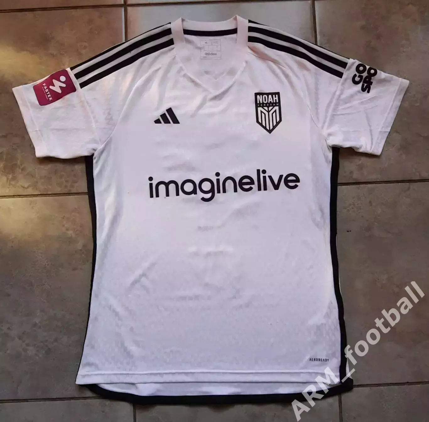 Официальная игровая футбольная майка ФК «НОА» (Ереван, Армения)! №17