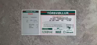 Б36 Торсхавн (Фарерские острова) – Торпедо Кутаиси (Грузия). 24.07.2002