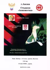 Локомотив Лиски - СШОР №1 Салют-М Белгород. СФФ Центр. 13.05.2026. Тимашов.