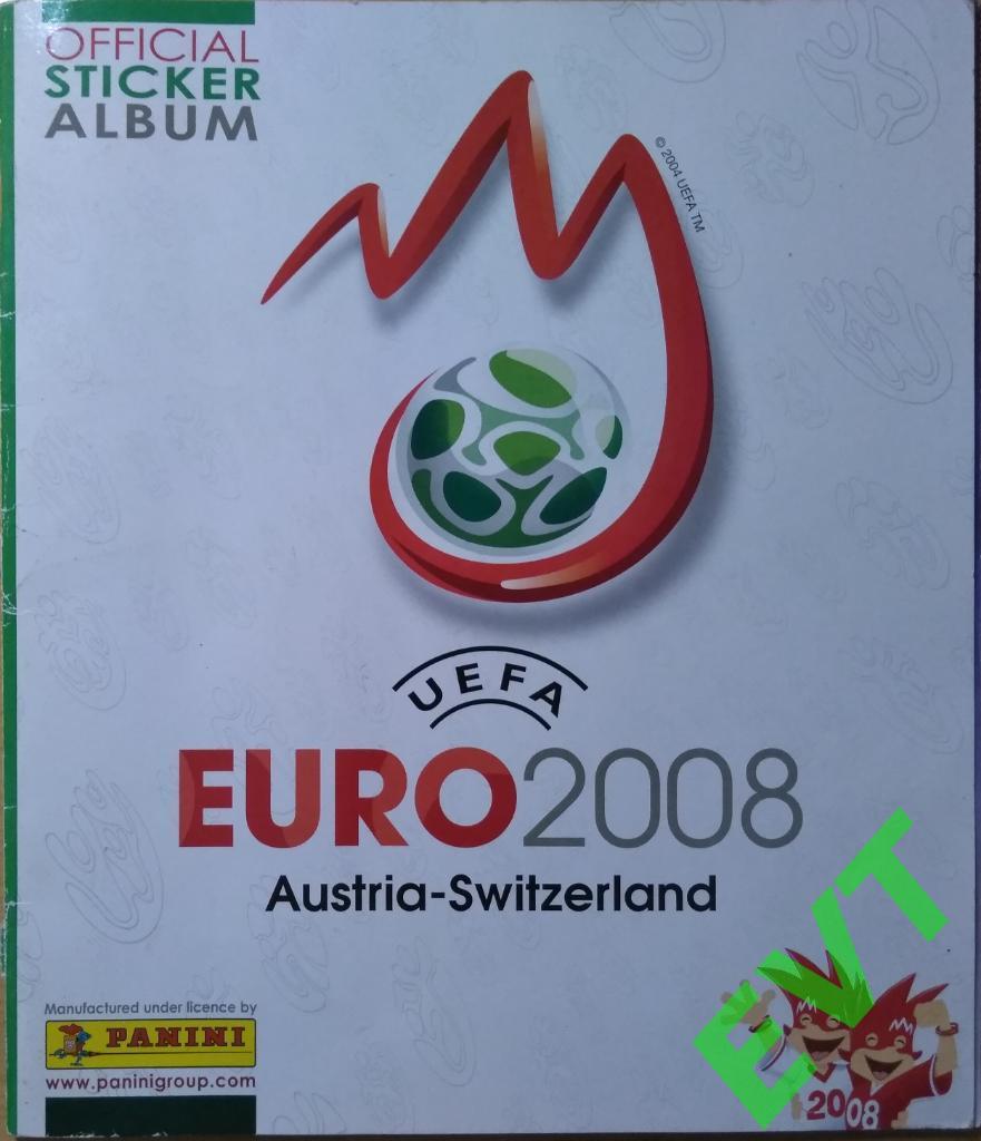 Альбом для вклеивания стикеров EURO2008.