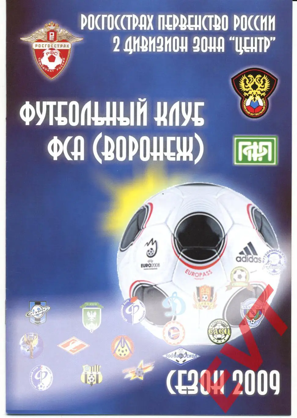 ФСА Воронеж - Авангард Подольск. 2 дивизион. 18.07.2009г.