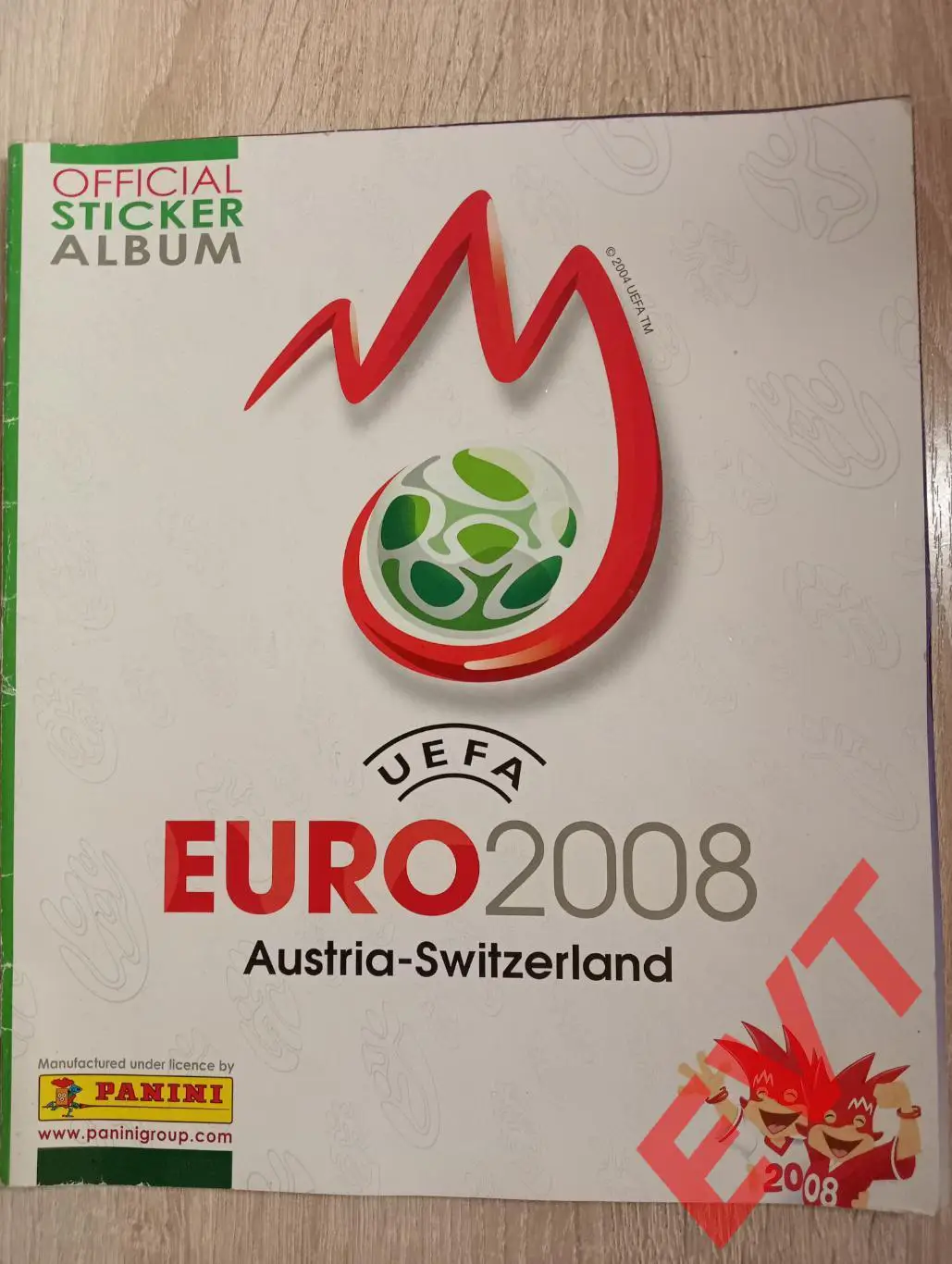 Альбом для вклеивания стикеров EURO 2008.