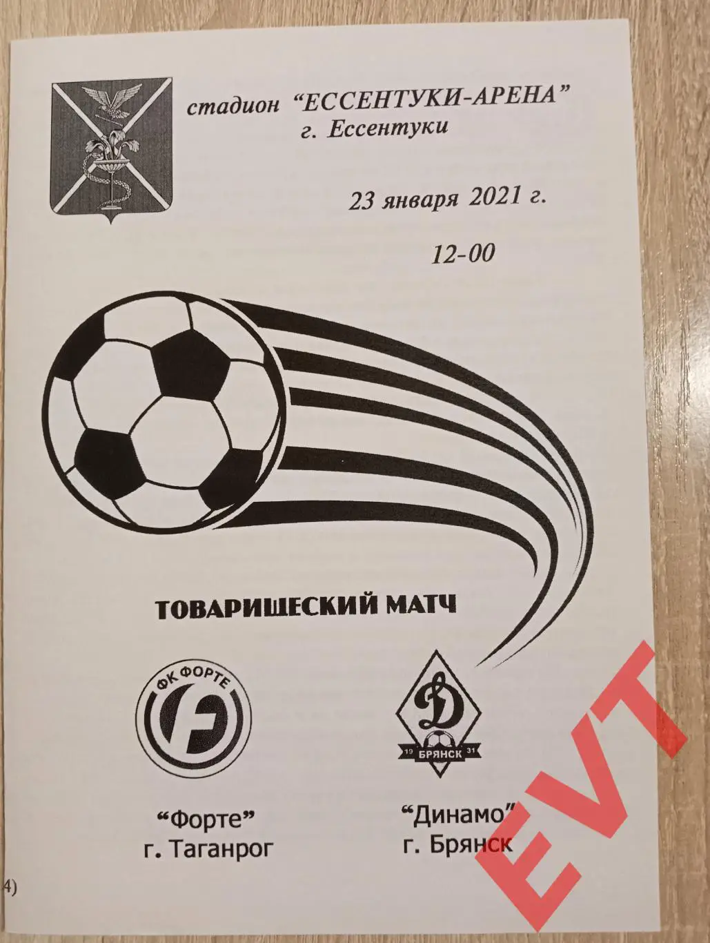 Форте Таганрог - Динамо Брянск. ТМ. 23.01.2021.