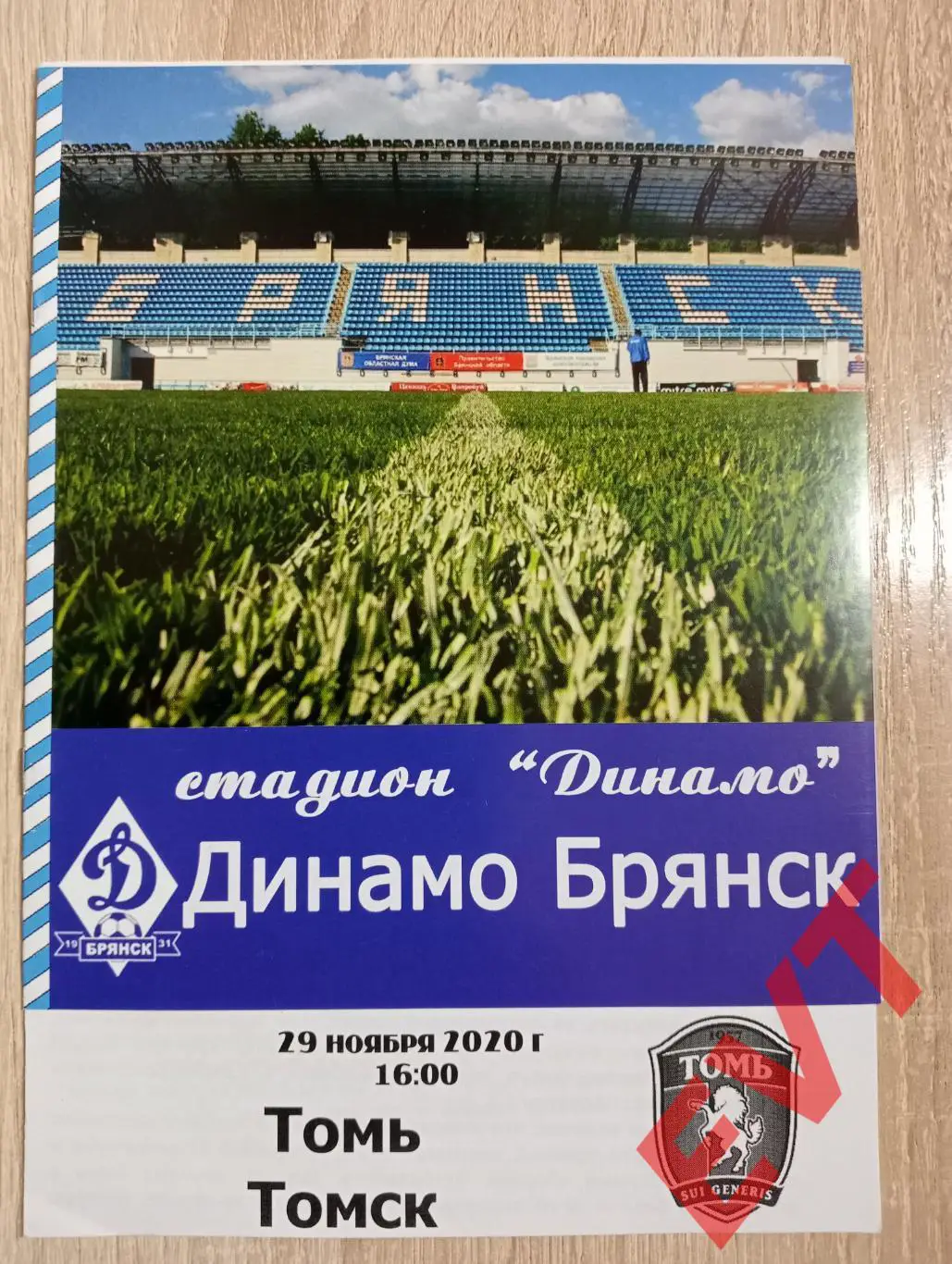 Динамо Брянск - Томь Томск. ФНЛ 2020/21. 29.11.2020г. Альтернативка.