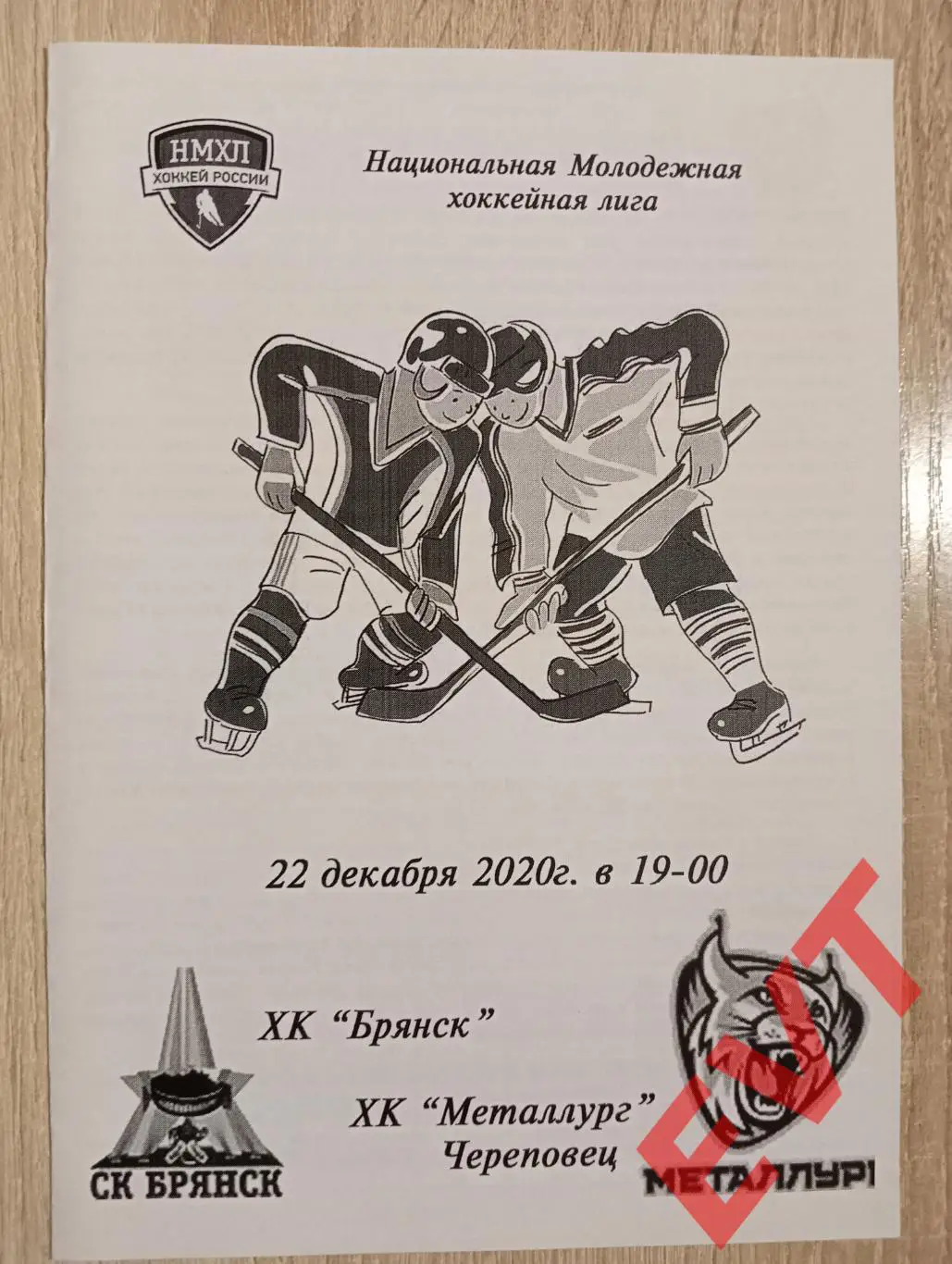 ХК Брянск - Металлург Череповец. НМХЛ. 22.12.2020.