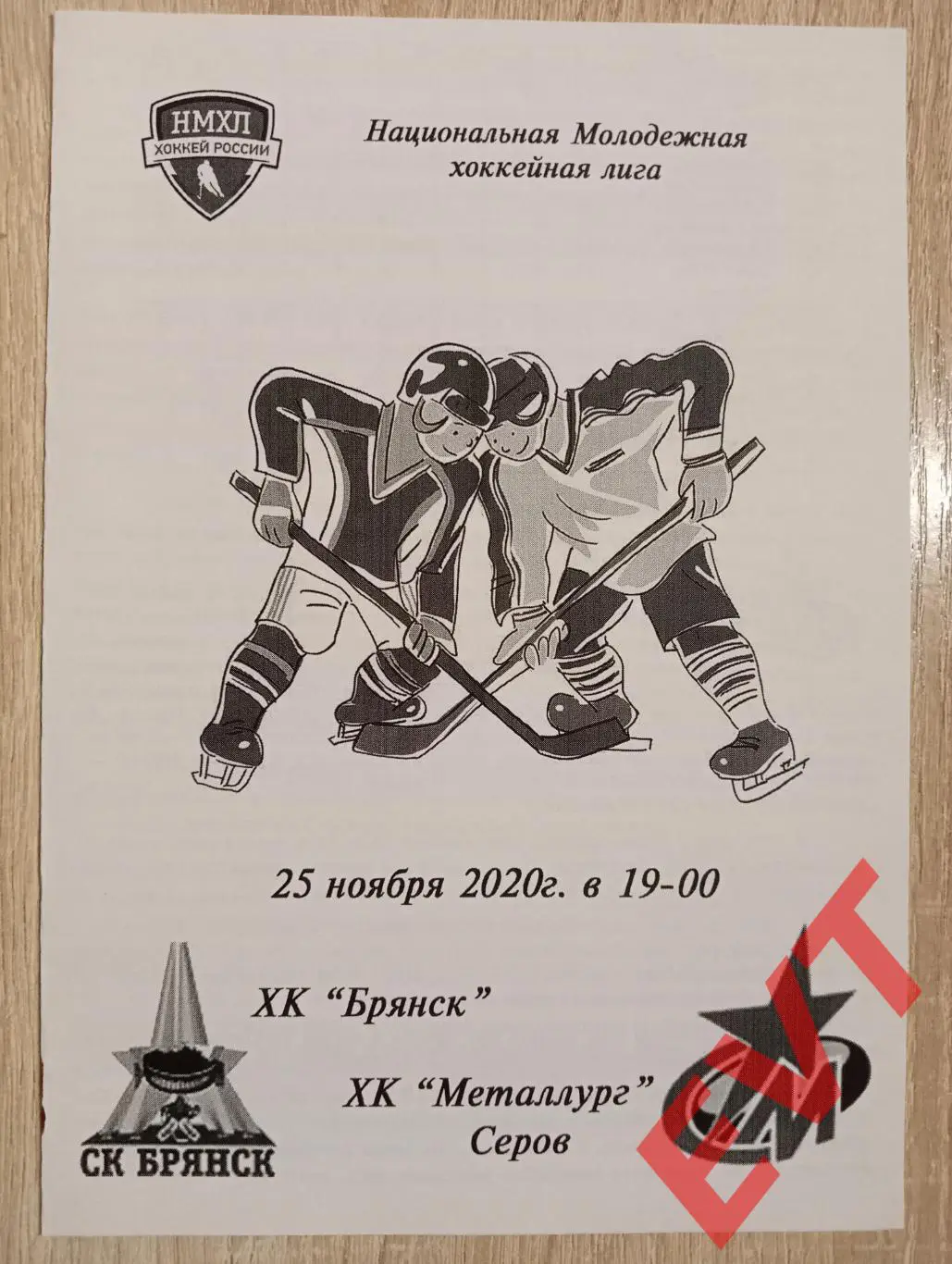 ХК Брянск - Металлург Серов. НМХЛ. 25.11.2020.