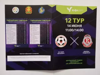 14.06.2025г.ЮФЛ.2009г.р.,2010г.р.ОК СШОР Металлург(Липецк)-Витязь(Подольск)