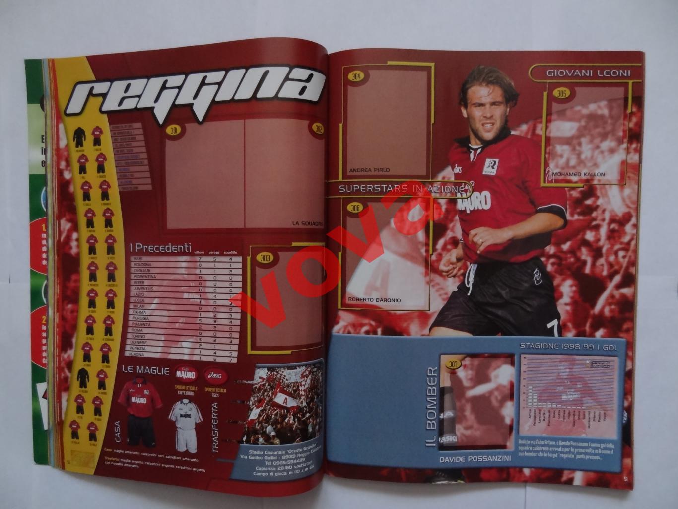 2000г. Италия. CALCIO MERLIN STICKER ALBUM 4