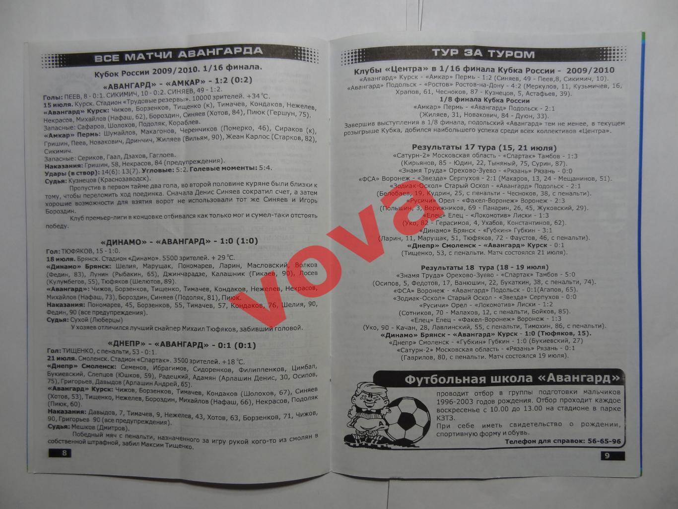 13.08.2009г.Первенство России.II дивизион.Авангард(Курск)-Авангард(Подольск) 4