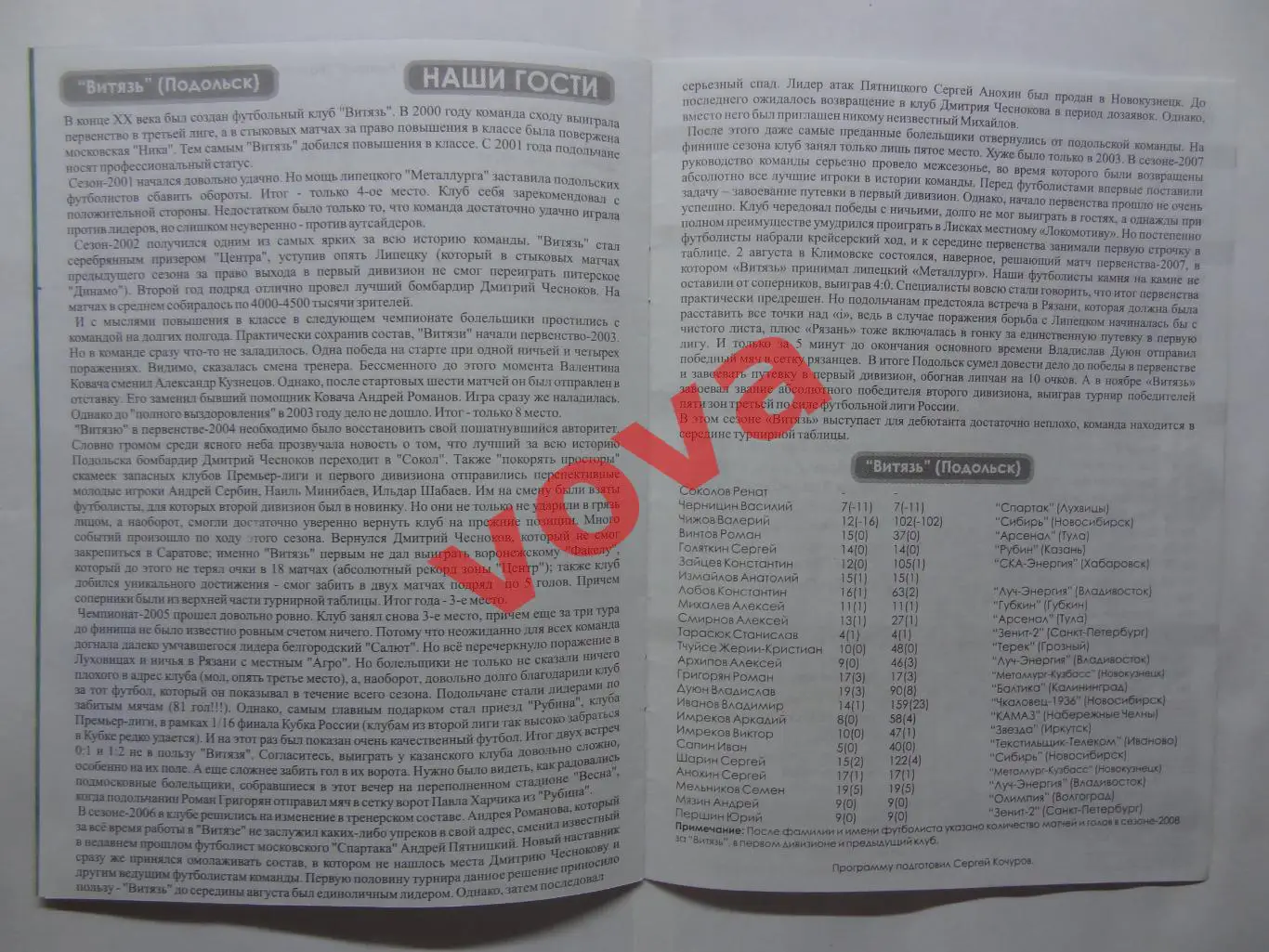 05.07.2008г.Первенство России.I дивизион.Динамо(Барнаул)-Витязь(Подольск) 6