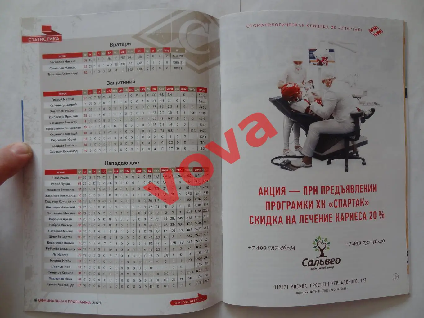 19.11.2016г.Чемпионат КХЛ.Спартак(Москва)-Металлург(Магнитогорск) 5