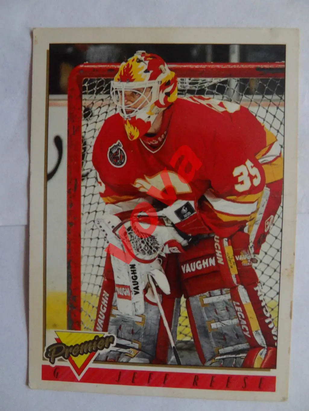 1994г.NHL.Premier.Jeff Reese.Flames.