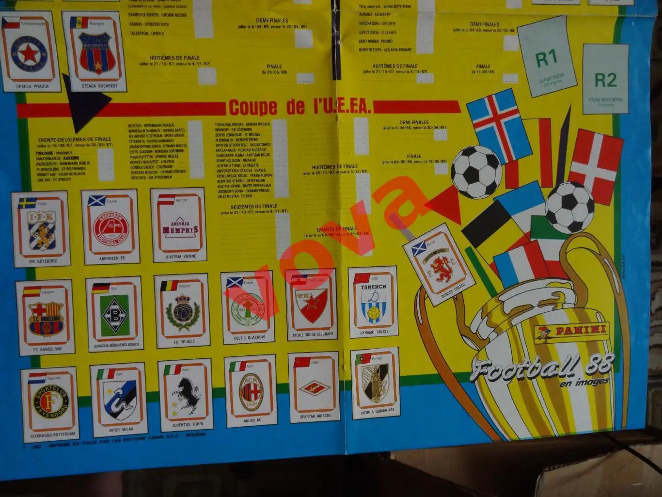 1987г.Кубок Чемпионов,Кубков,УЕФА.1-й раунд.Спартак(Москва),Динамо(Тбилиси),Киев 6