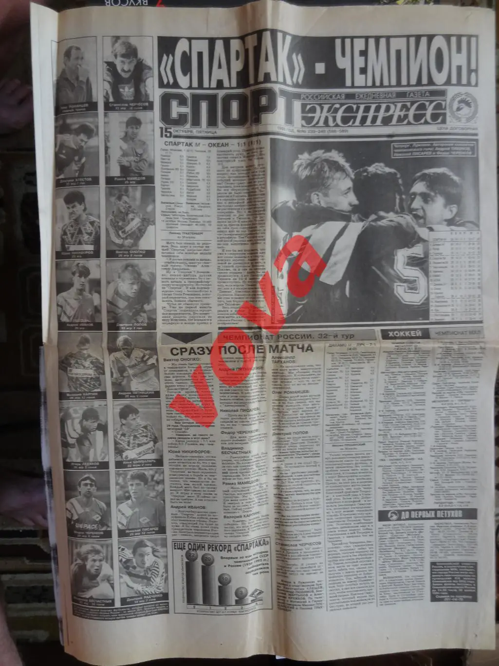 1994г.Спартак(Москва).Чемпион России 1