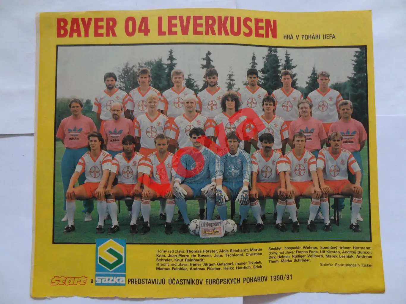 1990-1991г.Байер 04(Леверкузен,ФРГ(Германия))