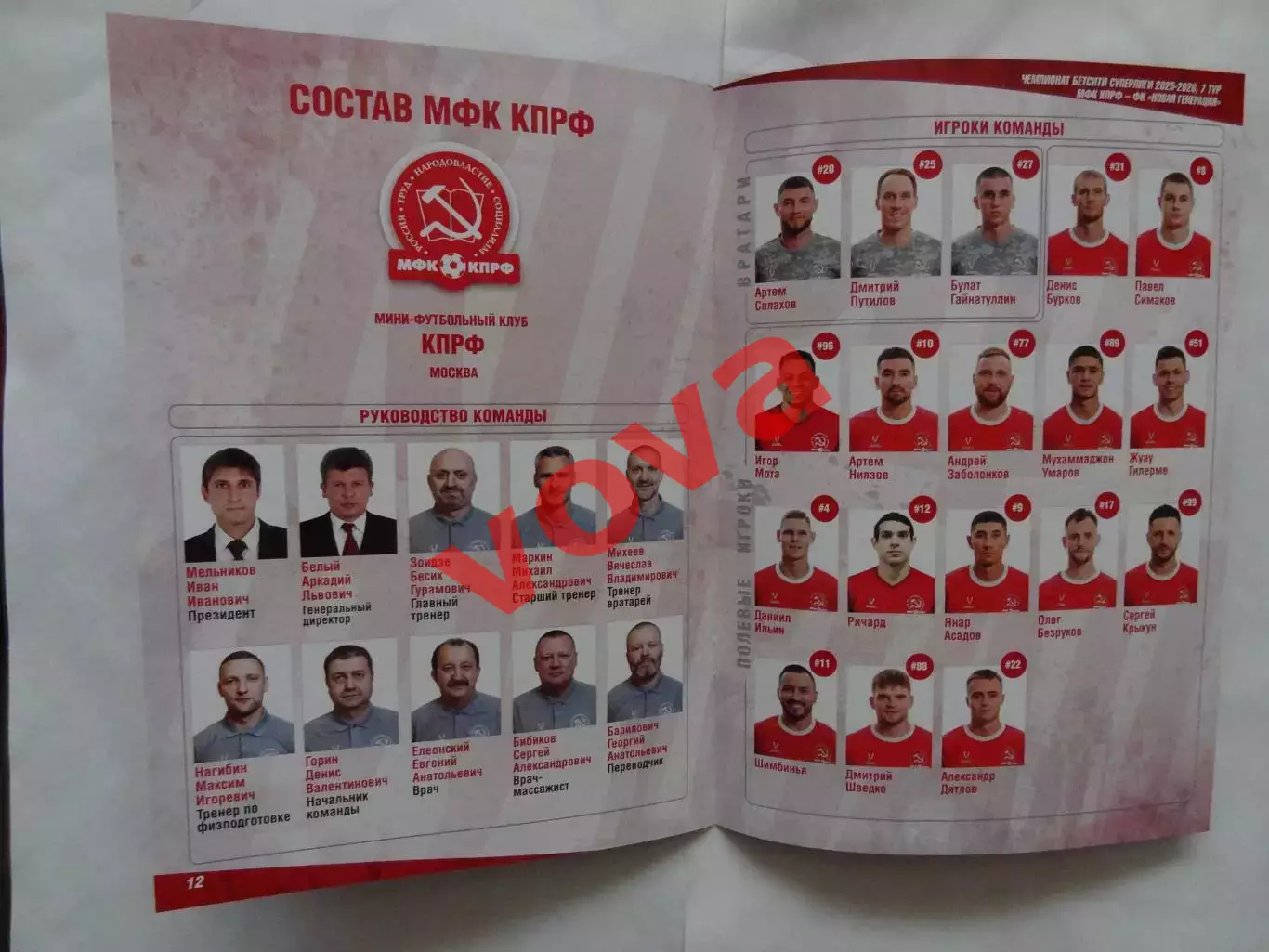 06,07.10.2025г.Бетсити Суперлига.МФК КПРФ(Москва)-Новая Генерация(Сыктыквкар) 6