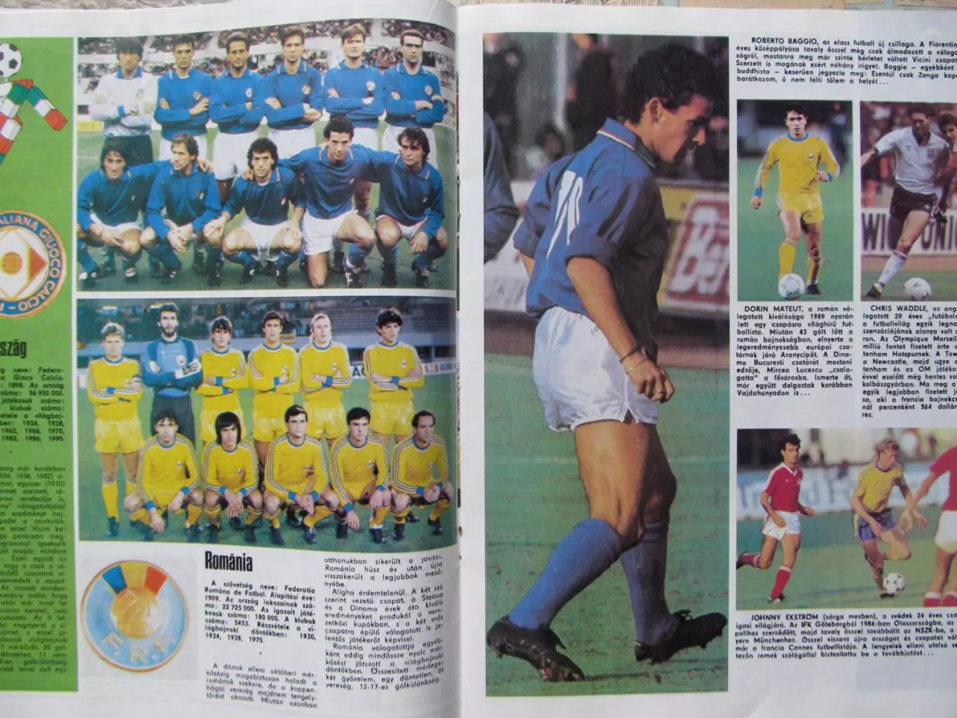 Журнал KEPES SPORT № 50-52 1989г. Постеры команд-участниц ЧМ 1990 2