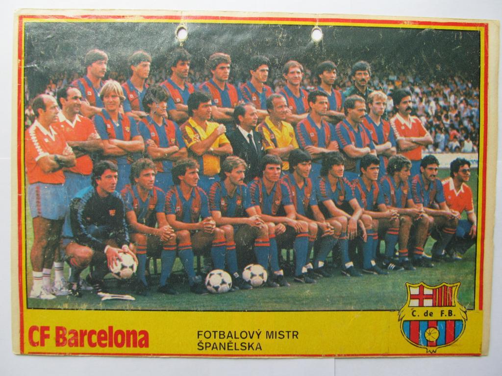 Стадион 1985 год, постер Барселона