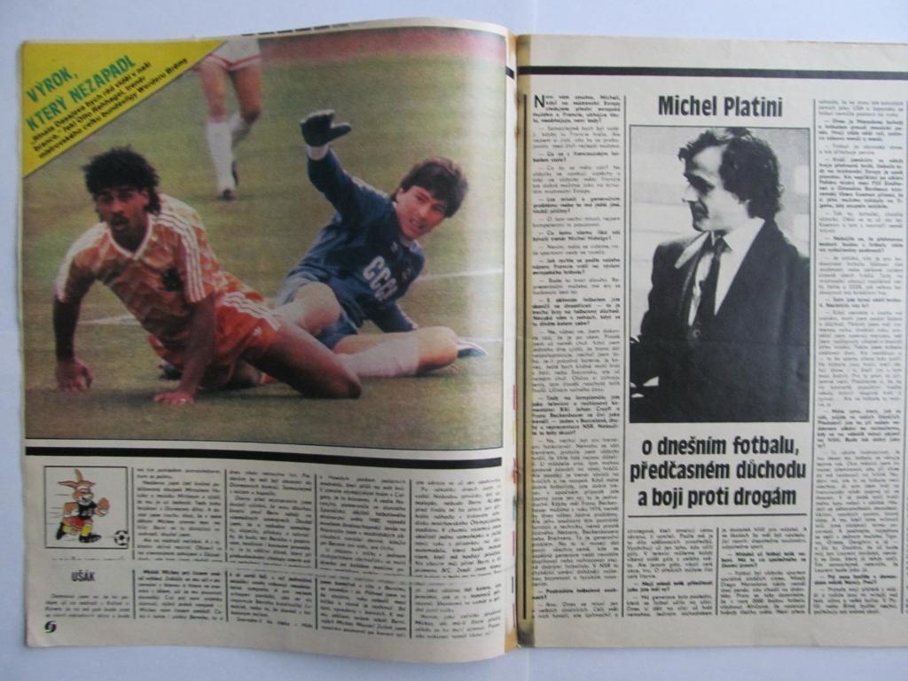 Журнал Стадион (ЧССР) 1988 год №30 (спецвыпуск к ЧЕ-88) + постеры (см. опис.) 1