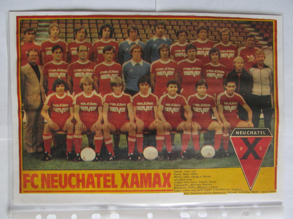 Постеры Ксамакс и Стандарт из журнала Stadion/Стадион 1981г 1