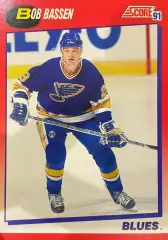 Хоккей. Карточка Bob Bassen-Боб Бассен St. Louis Blues / Сент-Луис Блюз НХЛ/NHL