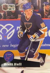 Хоккей. Карточка Brett Hull-Бретт Халл St. Louis Blues - Сент-Луис Блюз НХЛ-NHL