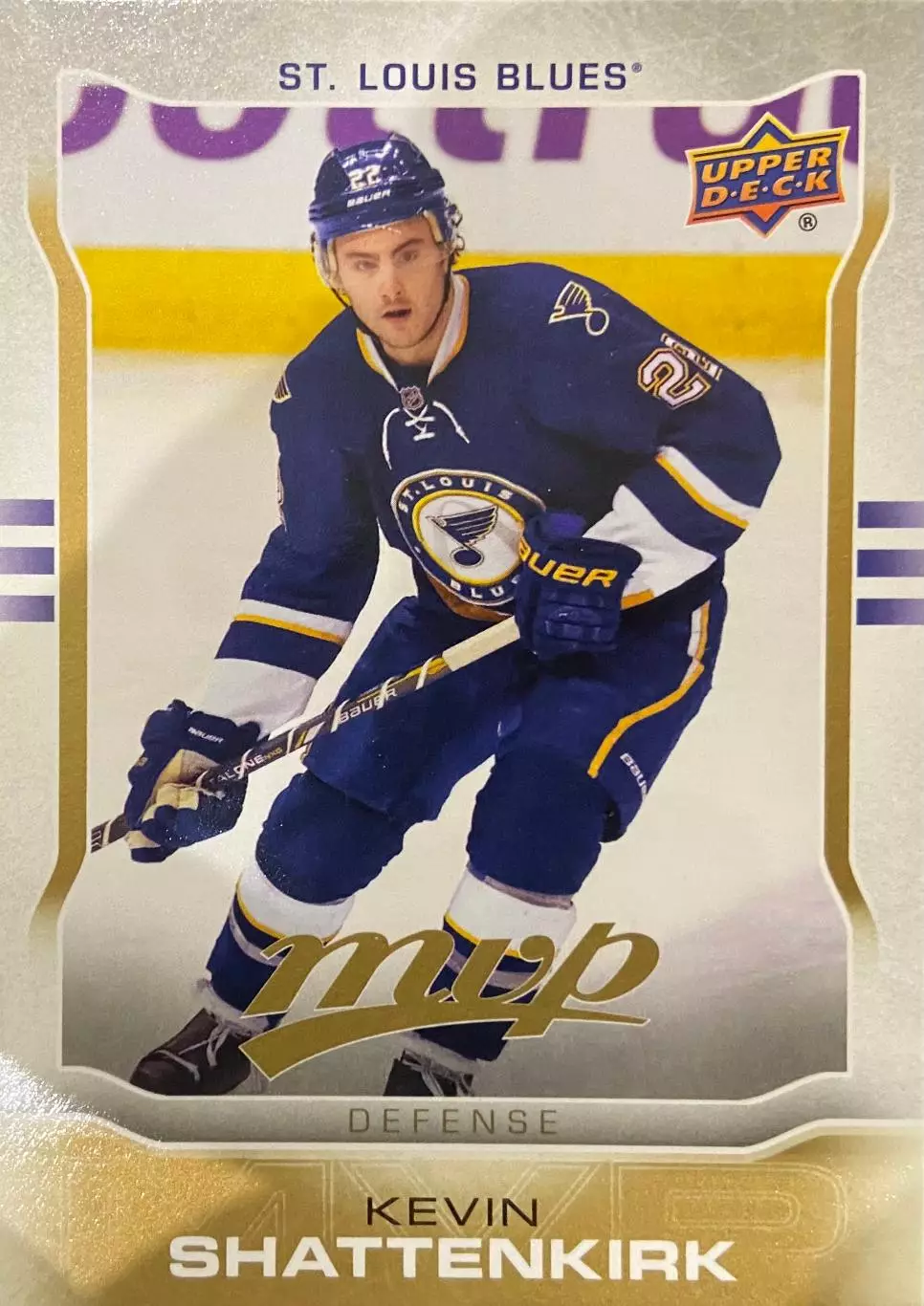 Хоккей. Карточка Kevin Shattenkirk-Кевин Шаттенкирк St. Louis Blues-Блюз НХЛ/NHL
