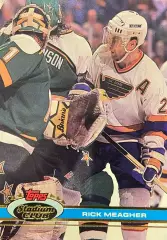 Хоккей. Карточка Rick Meagher-Рик Мигер St. Louis Blues - Сент-Луис Блюз НХЛ-NHL